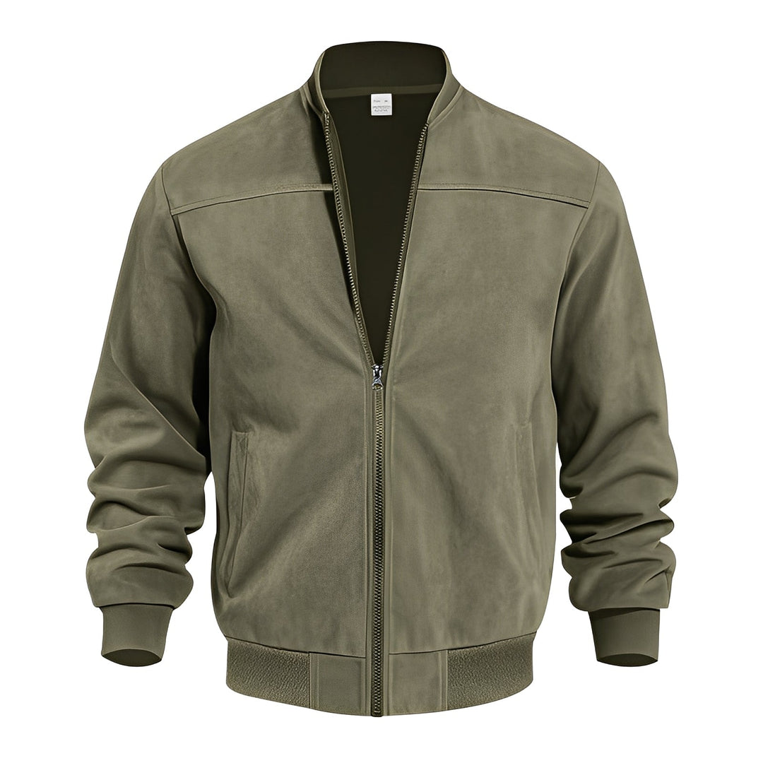 Drune | Klassische, stilvolle Wildlederjacke für Männer