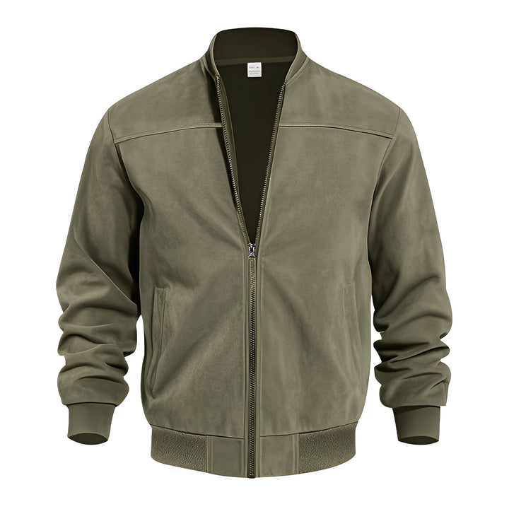 Drune | Klassische, stilvolle Wildlederjacke für Männer