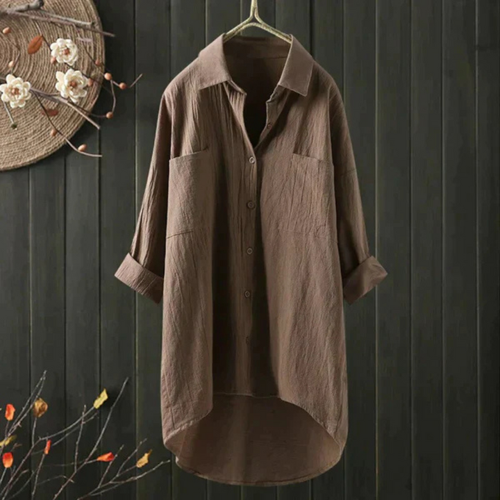 Drune | Luftige Oversize Bluse Aus Baumwolle
