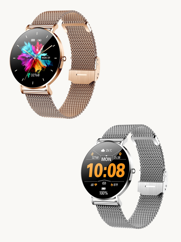 Drune | Ultra Dünne Elegante Damen Smartwatch