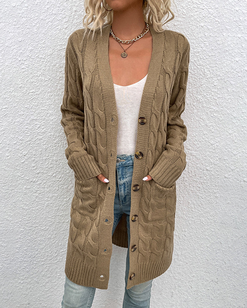 Drune | Stylischer Langarm-Herbst-Cardigan für Damen