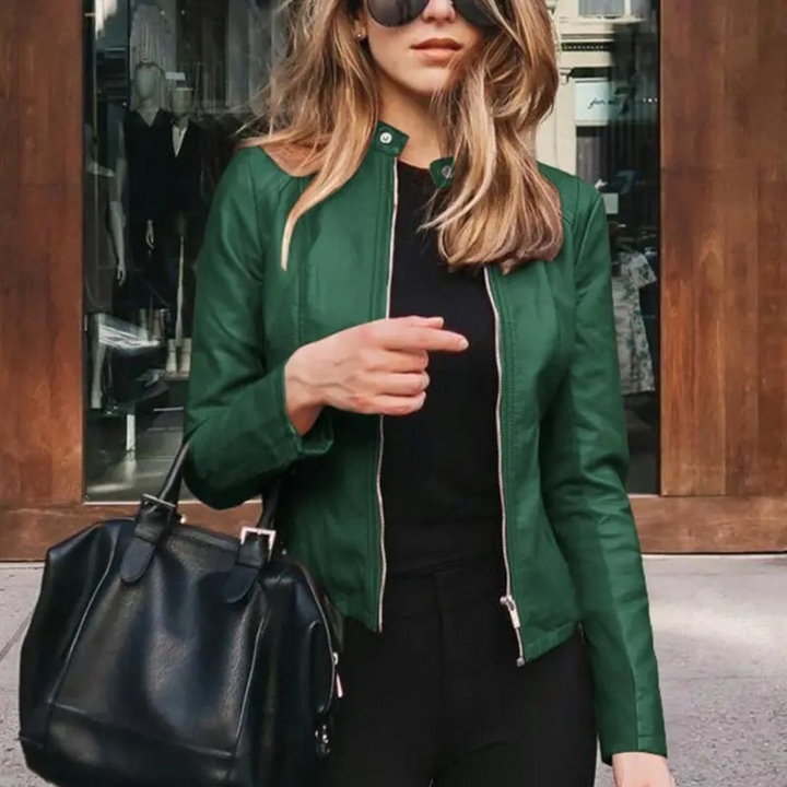 Drune - Damen Leder Motorradjacke