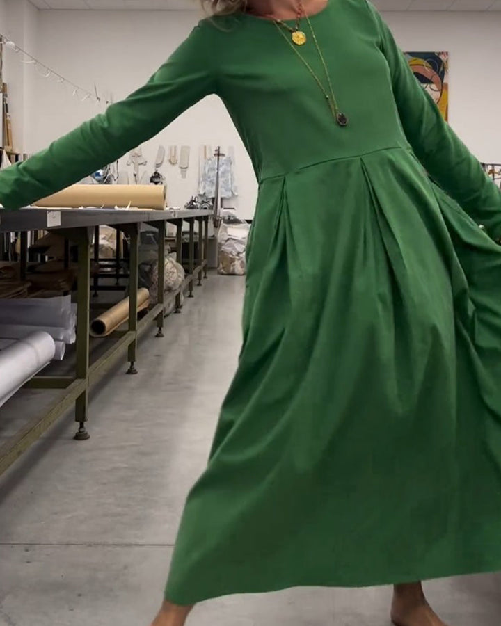 Drune | Lockeres Rundhals Kleid