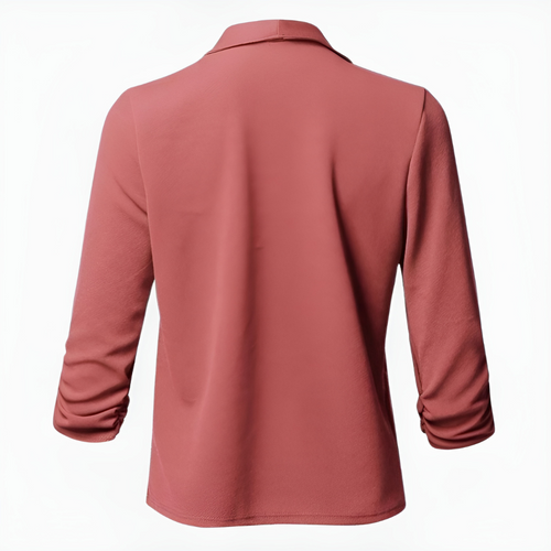 Drune | Damen Cropped Offene Front Blazer - Lange Ärmel