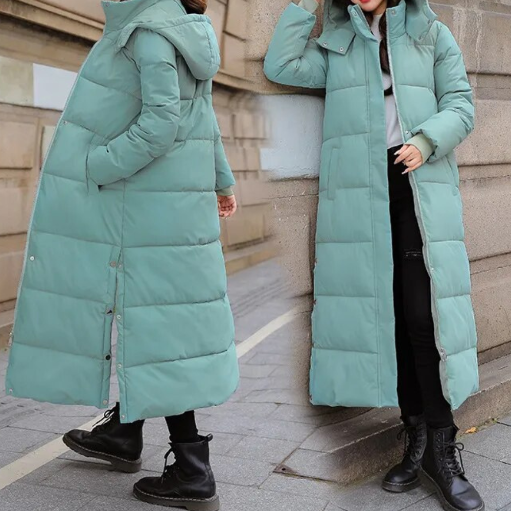 Drune | Parka Lange gesteppte Winterjacke für Damen