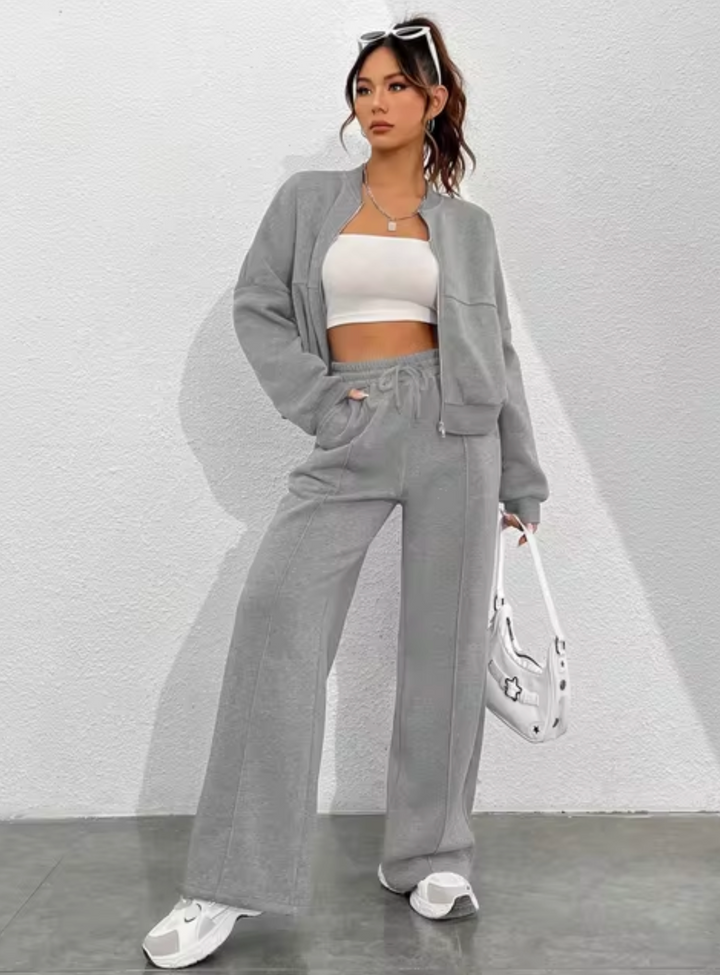 Drune | Zip-Up Jacke Und Jogginghosen Set
