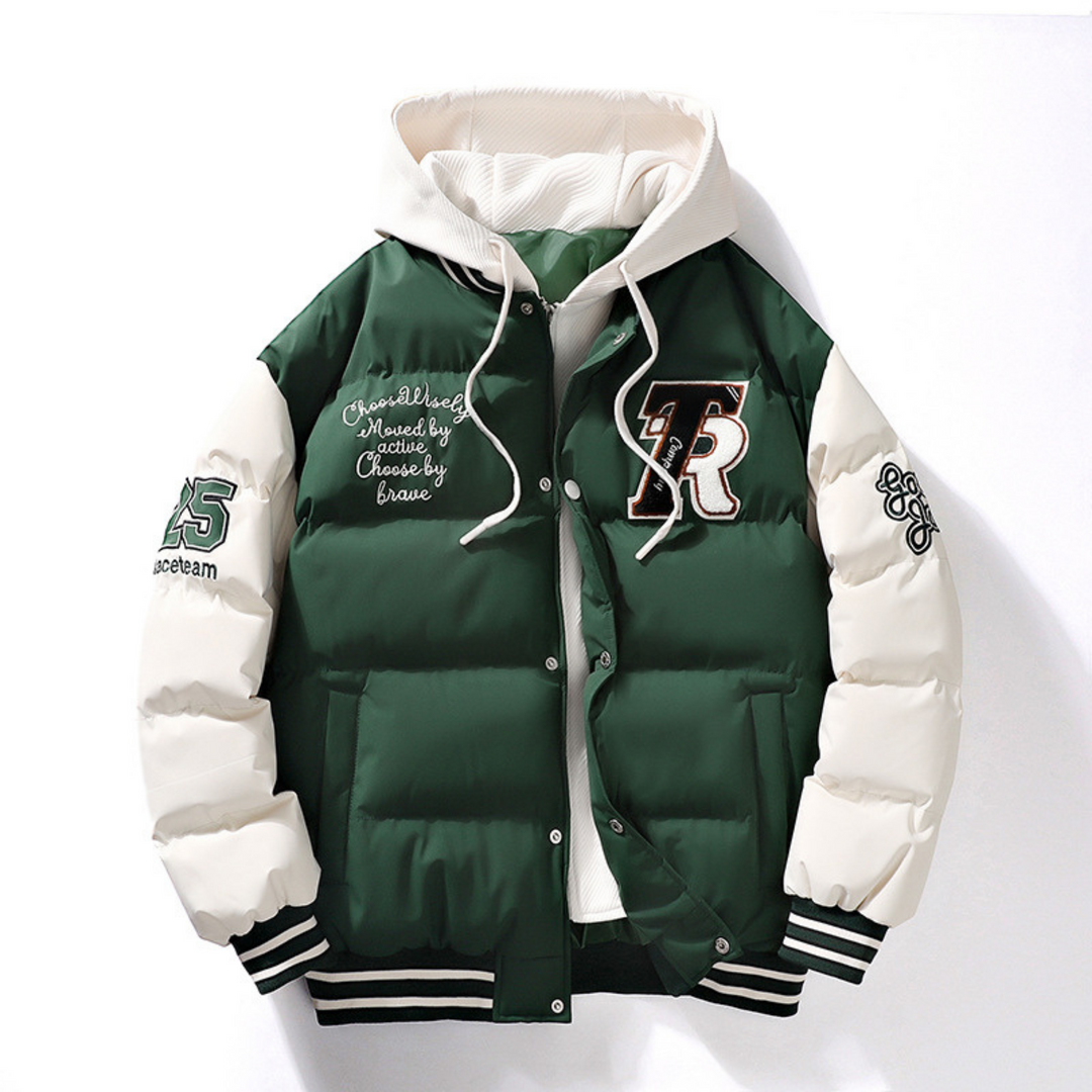 Drune | Herren Hoodie Puffjacke