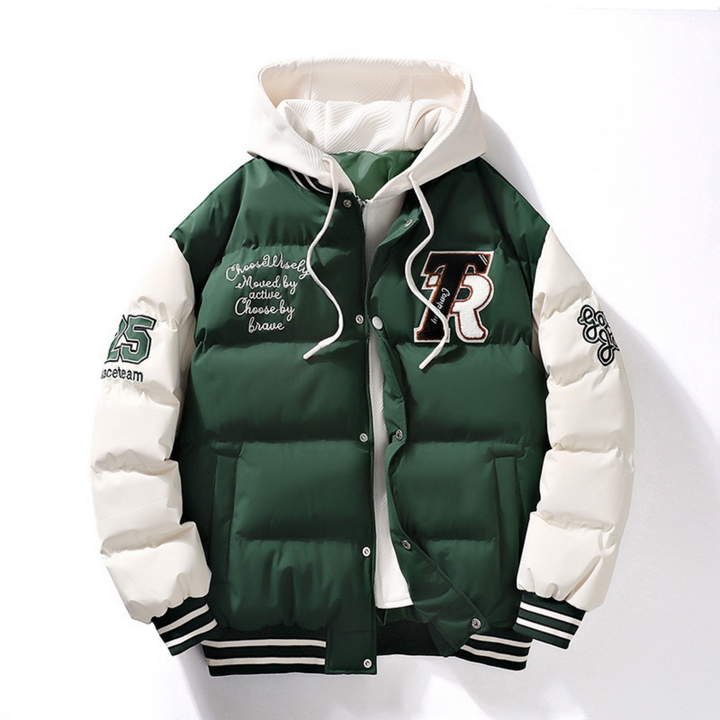 Drune | Herren Hoodie Puffjacke