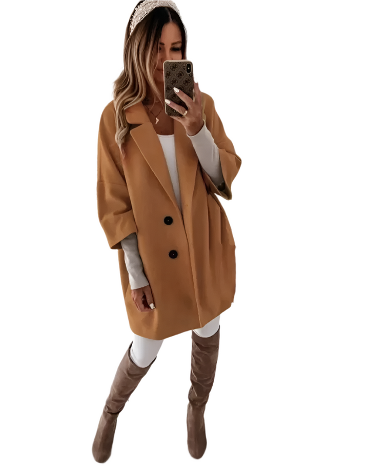Drune | Weit fallender Damen-Trenchcoat