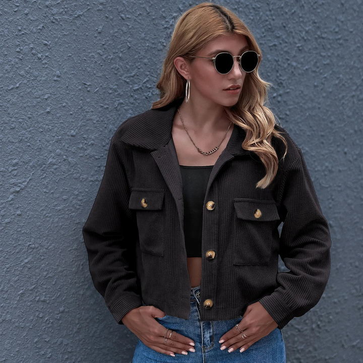 Drune | Modische Cordjacke