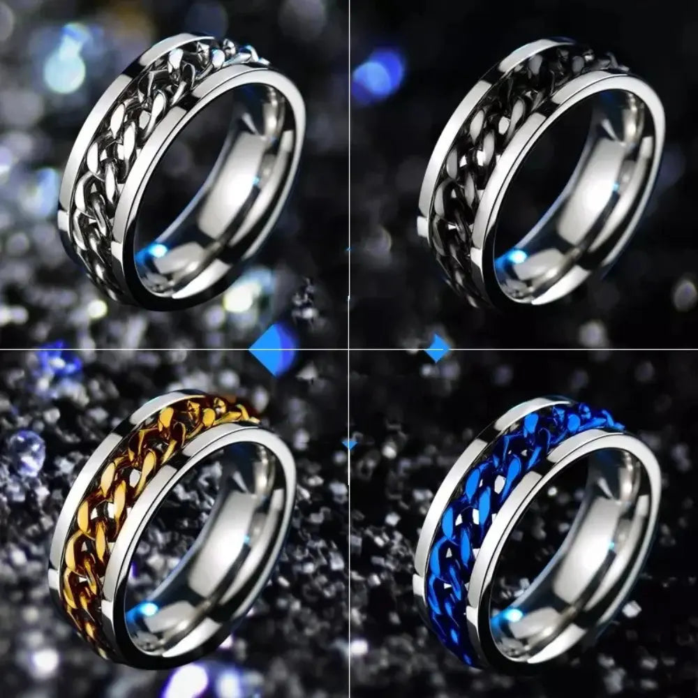 Drune | Drehbarer Spinring Für Herren