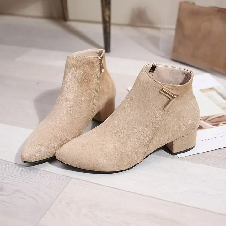 Drune | Stiefeletten Mit Spitzem Schuh Und Seitenreißverschluss Damen Stiefeletten
