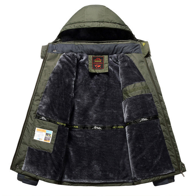 Drune | Wasserdicht gefütterte Herrenjacke mit Kapuze
