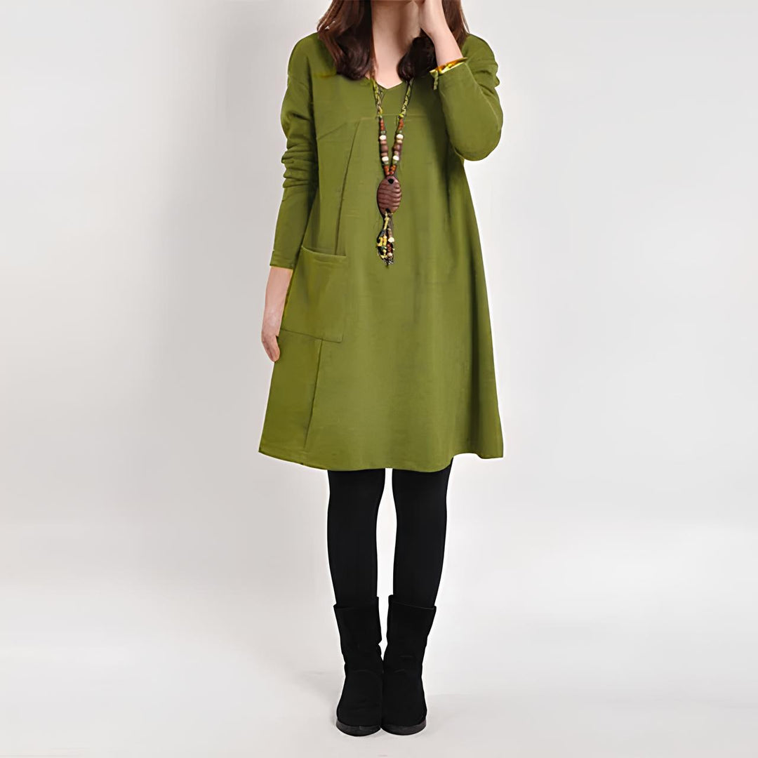 Drune | Aurora Kleid mit Einer Tasche