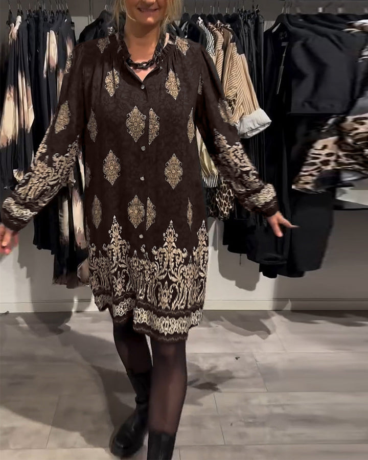 Drune | Revers und Button Down Vintage Print