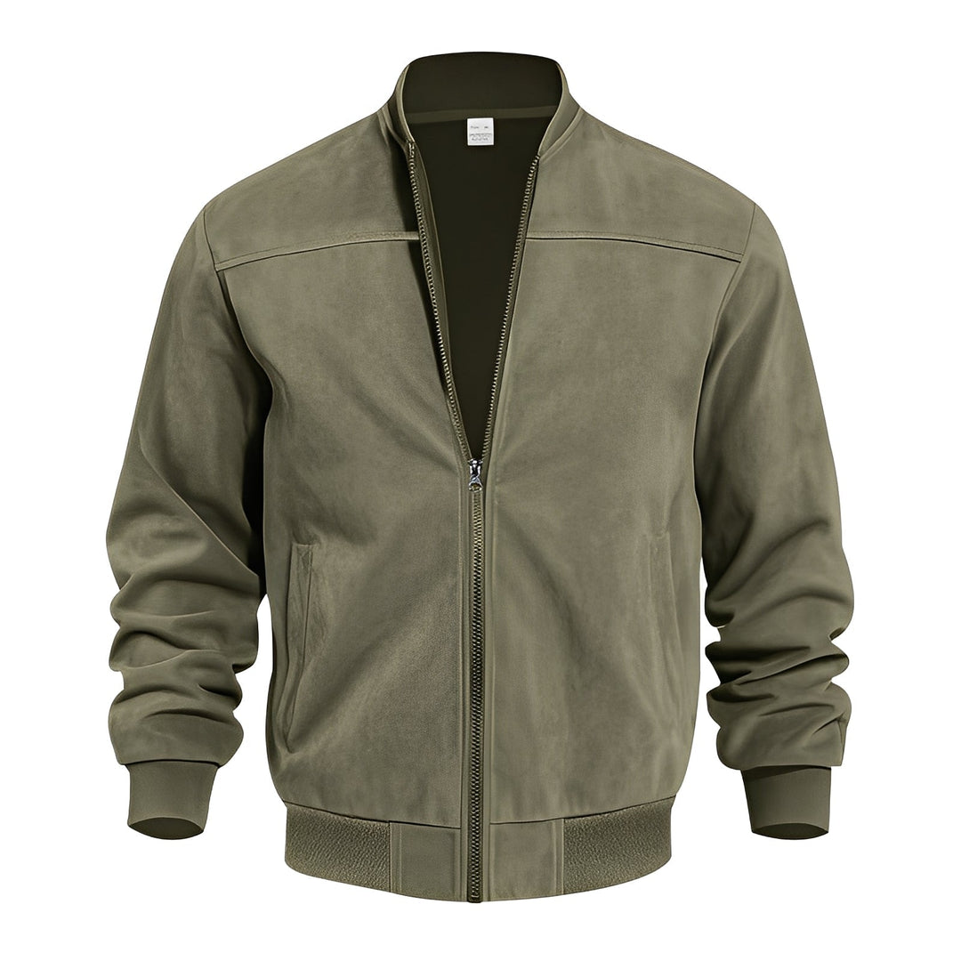Drune | Klassische, stilvolle Wildlederjacke für Männer