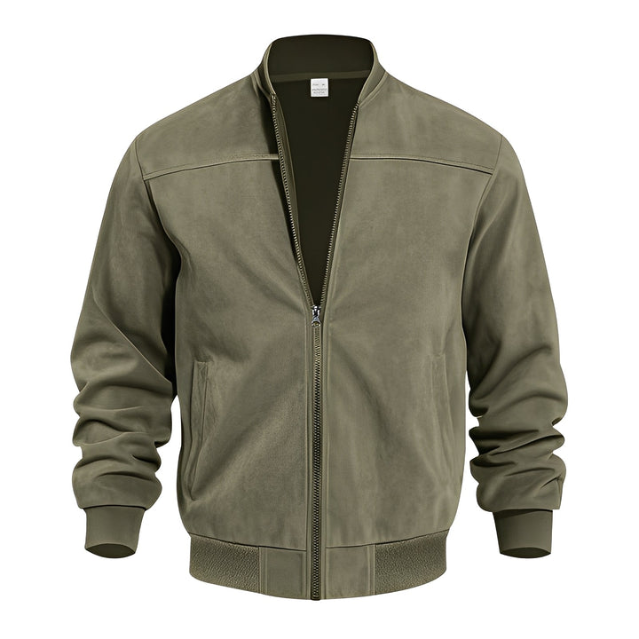 Drune | Klassische, stilvolle Wildlederjacke für Männer