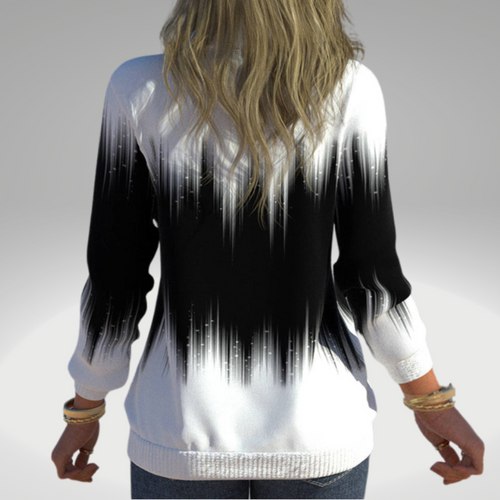 Drune - Damen Sweatshirt mit Farbverlaufdruck
