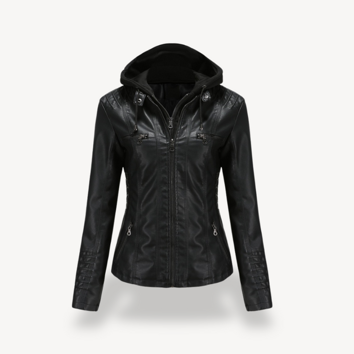 Drune | Motorrad Kunstlederjacke Damen