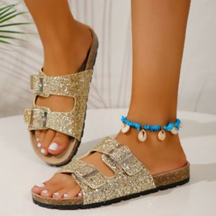 Drune | Glitzersandalen