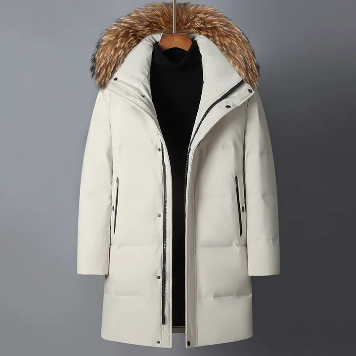 Drune | Winterjacke mit Kapuze und Reißverschluss für Herren