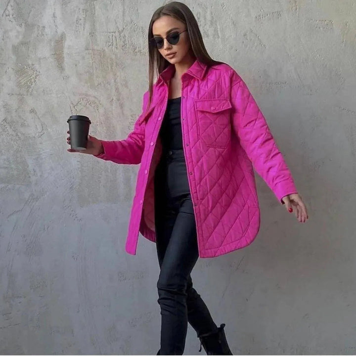 Drune | Jacke Stylisch Druckknopfverschluss, Geräumige Taschen Ideal für Den Herbst