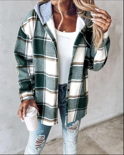 Drune | Weiche Flanell Bedruckte Jacke
