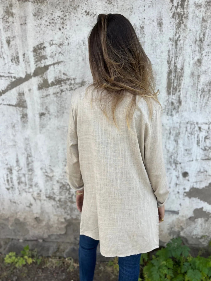 Drune | Blazer mit Stickerei und Ausschnitten Klassischer Schnitt Raffiniert und Einzigartig
