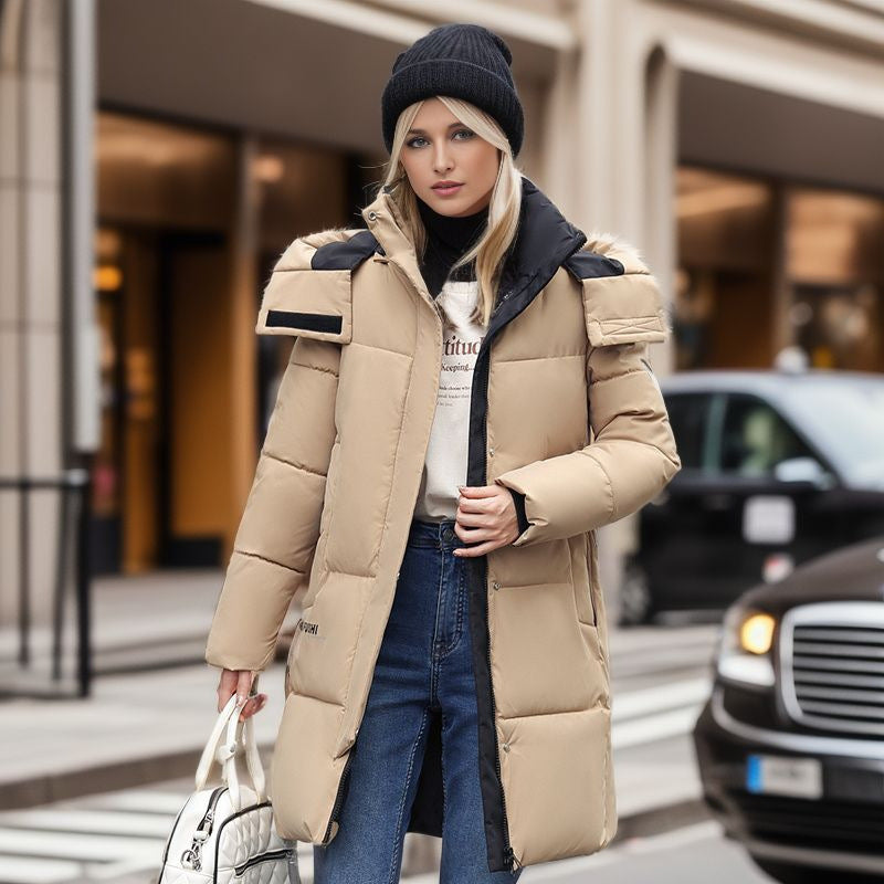 Drune | Stylische Kapuzen Baumwolljacke mit Ärmellogo