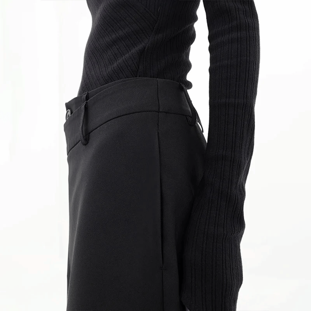 Drune | Weitbeinige Hosen - Asymmetrische & Luxuriöse Weitbeinige von Isabella Vionnet