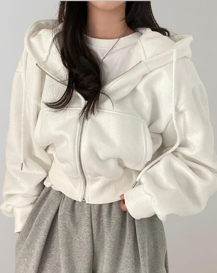 Drune - Frauen Solid Hooded Sweatshirt