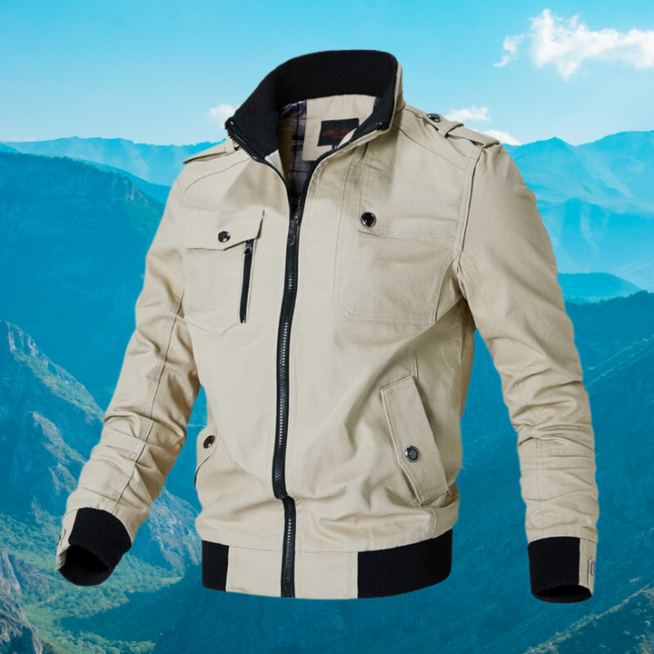 Drune | Bomberjacke Mit Stilvollem Reißverschluss