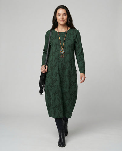 Drune | Langarm Taschenkleid