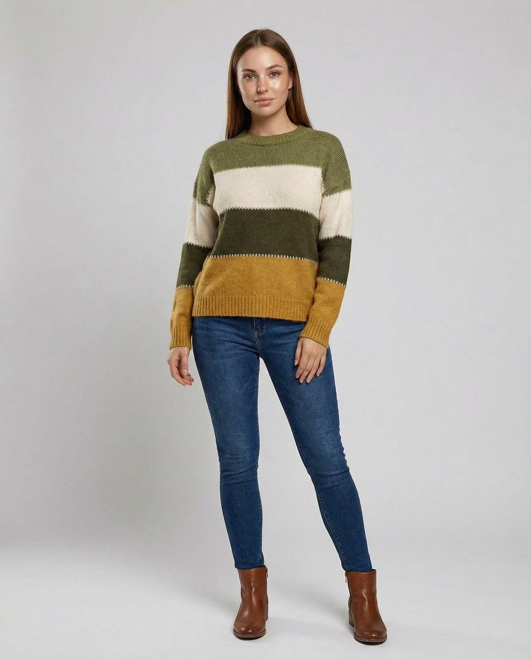 Gestreiftes Damen Sweatshirt | Drune