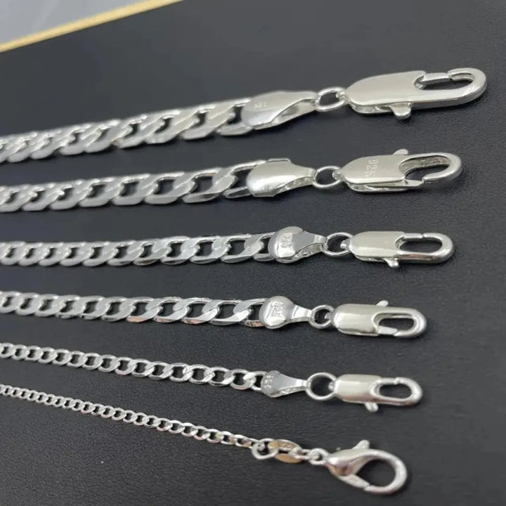 Drune | 925 Sterling Silber Gesicht Kette