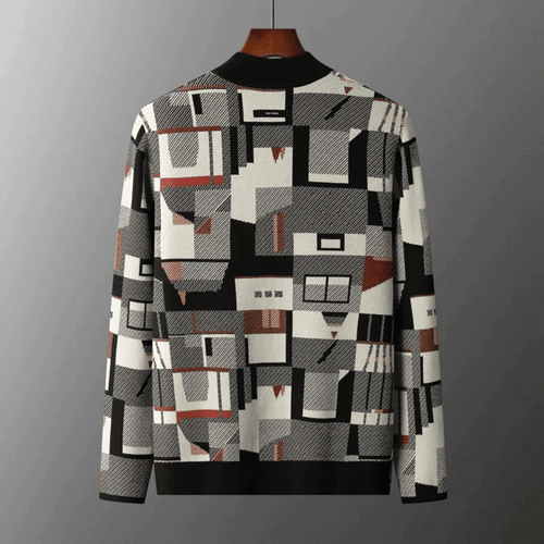 Drune | Patchwork Strickjacke