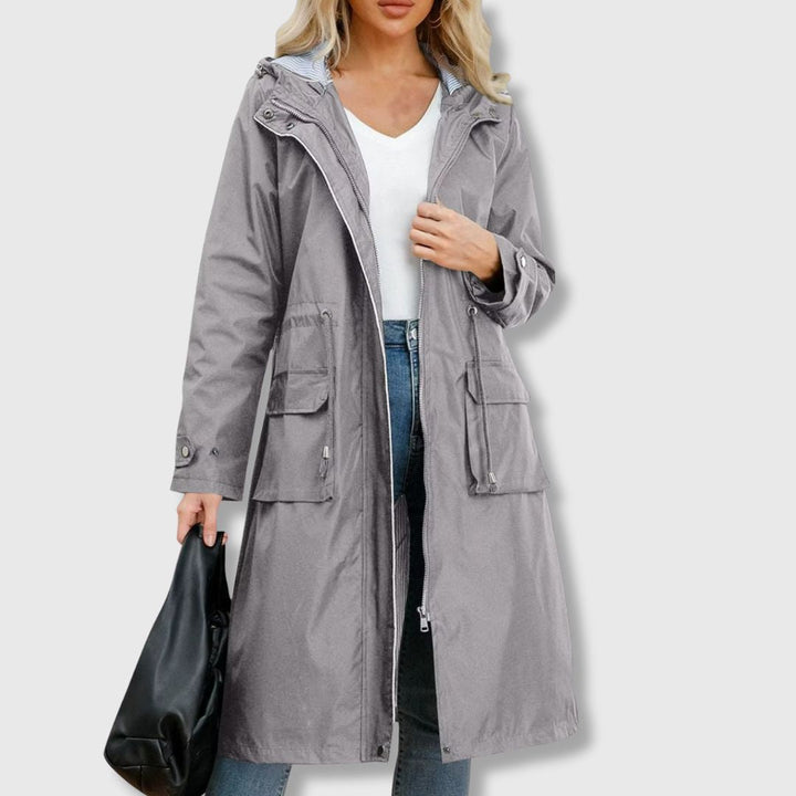 Drune | Lange Alltagsjacke mit Kapuze