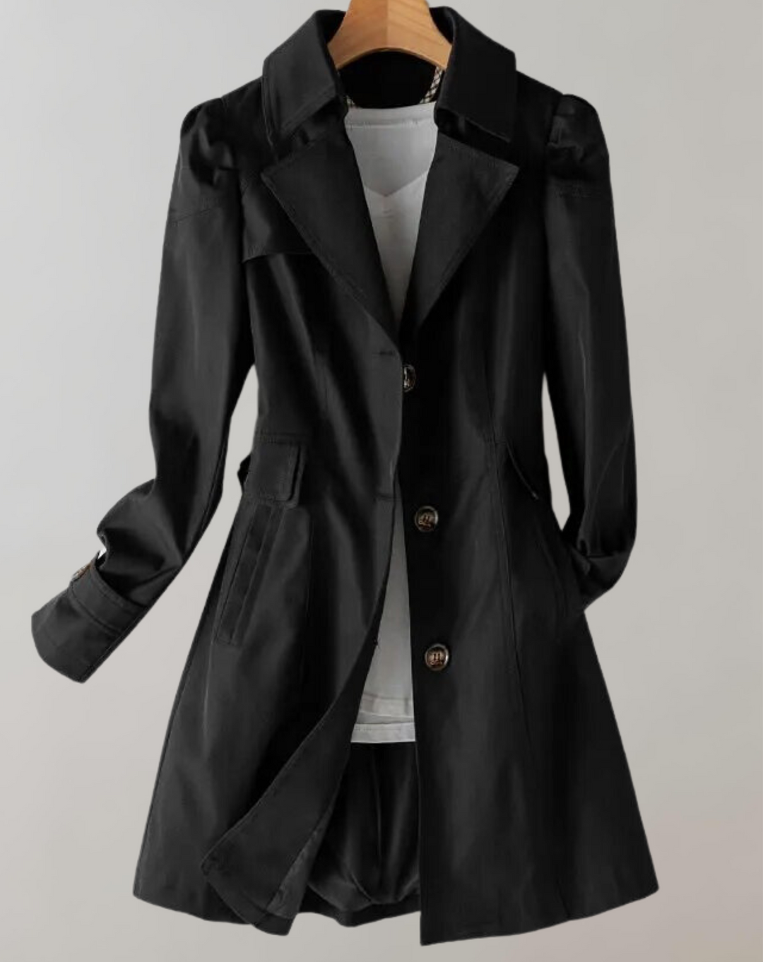Drune | Damen Einreihiger Trenchcoat