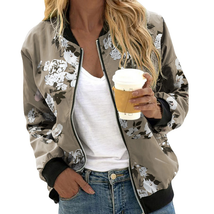 Drune | Blazer mit Lebhaften Blumen für Frauen