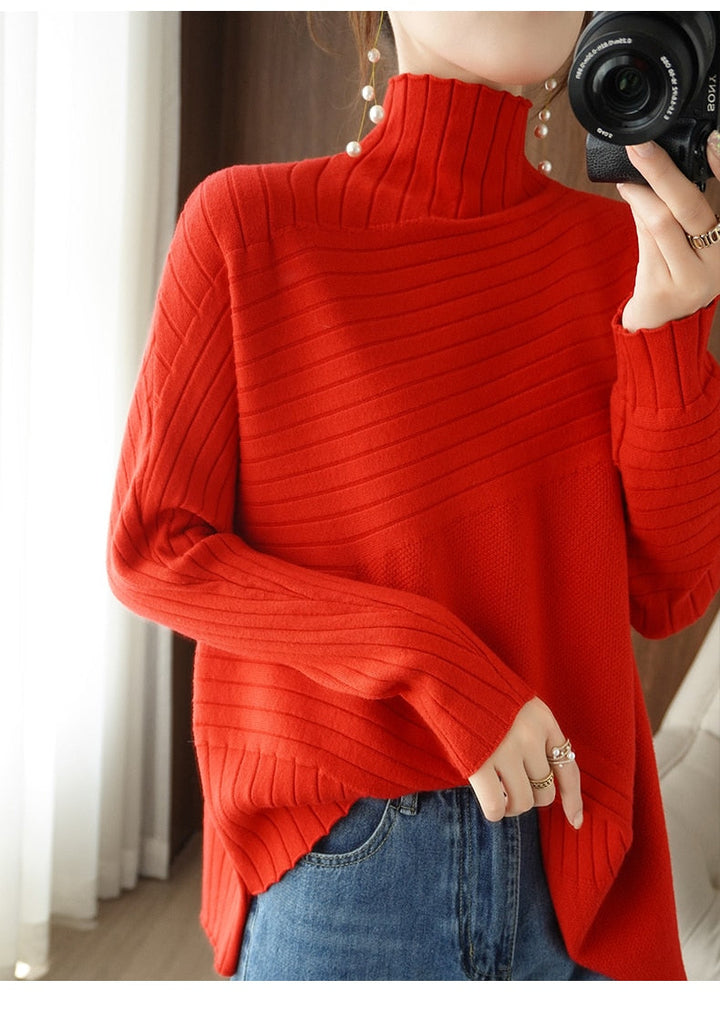 Drune | Rollkragenpullover für Herbst und Winter Ideal, Um Warm Zu Bleiben
