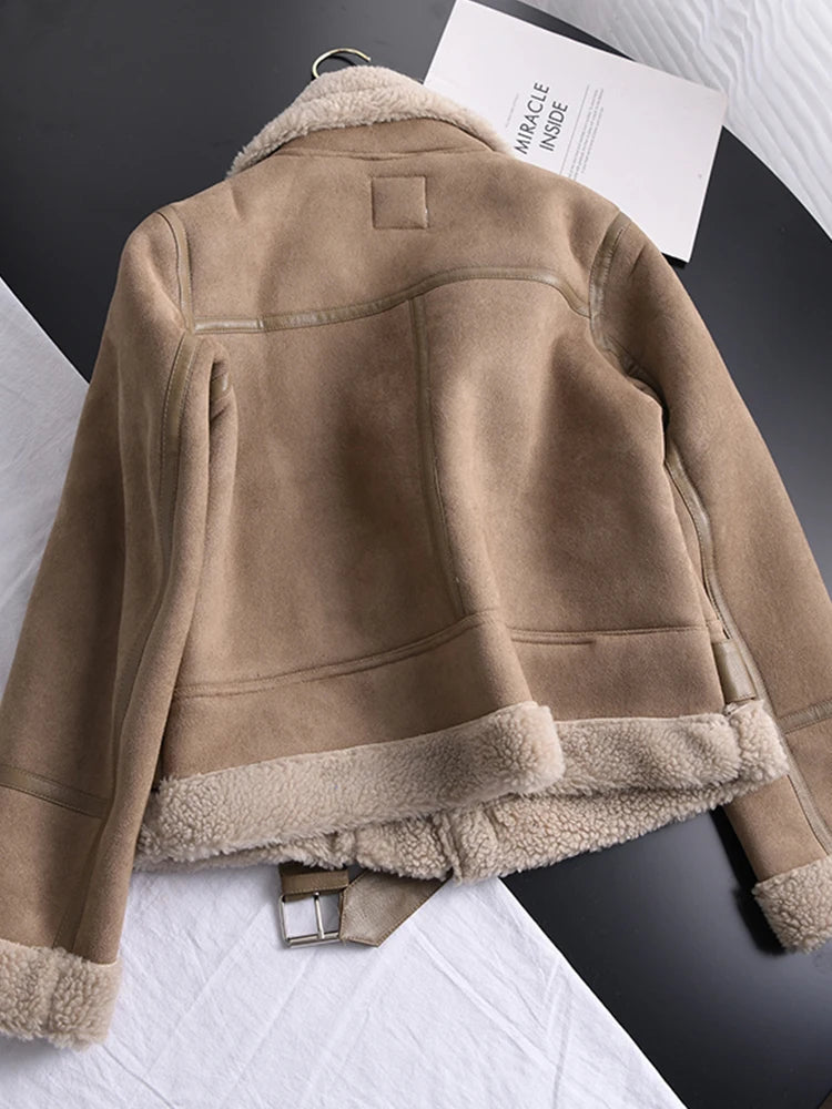 Drune | Wildleder Winterjacke - Warm & Stilvoll