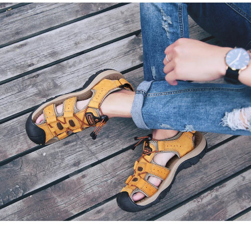 Drune | Ergonomische Camping/Outdoor Sandalen für Herren