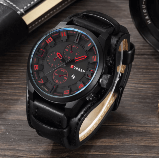 Drune | Luxe Navigator Uhr Lederband