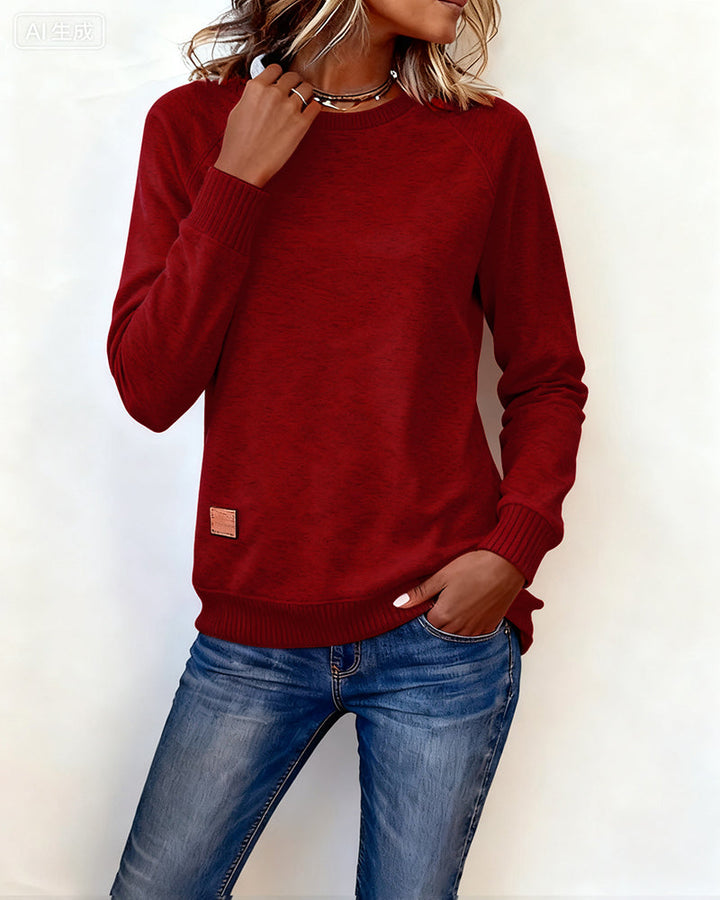 Drune | Lässig Sweatshirt mit Rundhalsausschnitt