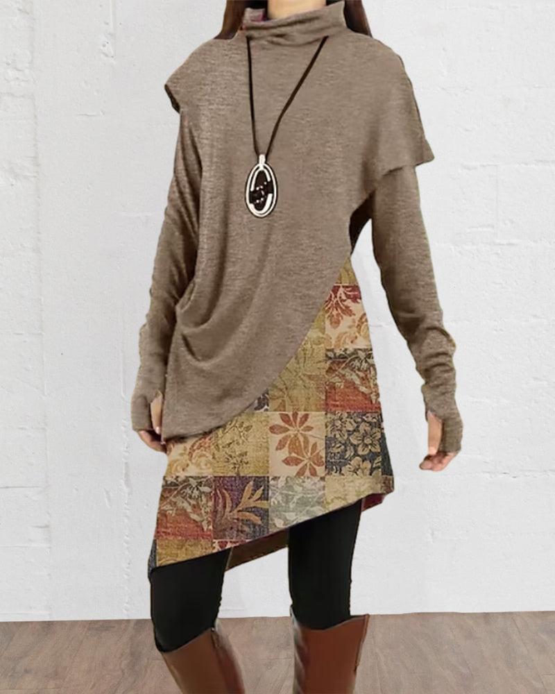 Drune | Kleid mit Patchwork