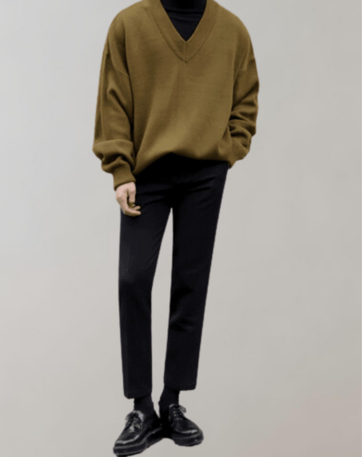 Drune | Pullover mit V-Ausschnitt
