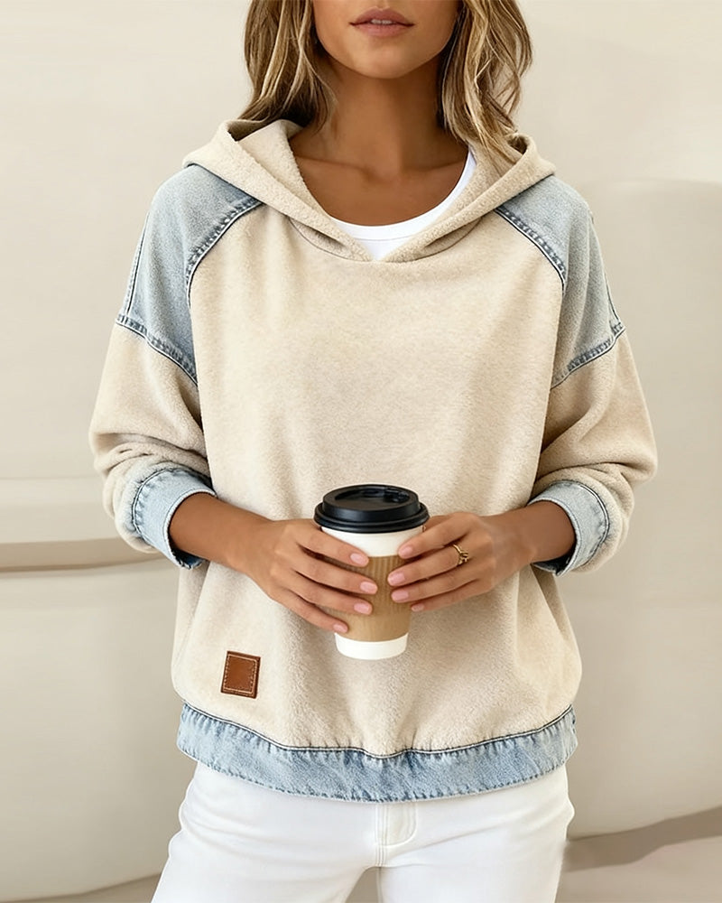 Drune | Kapuzensweatshirt mit Kontrasttasche