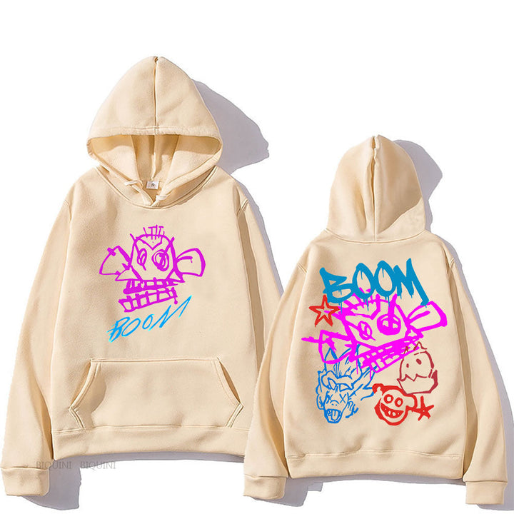 Drune | Arcane Jinx Cartoon Langarm-Hoodie