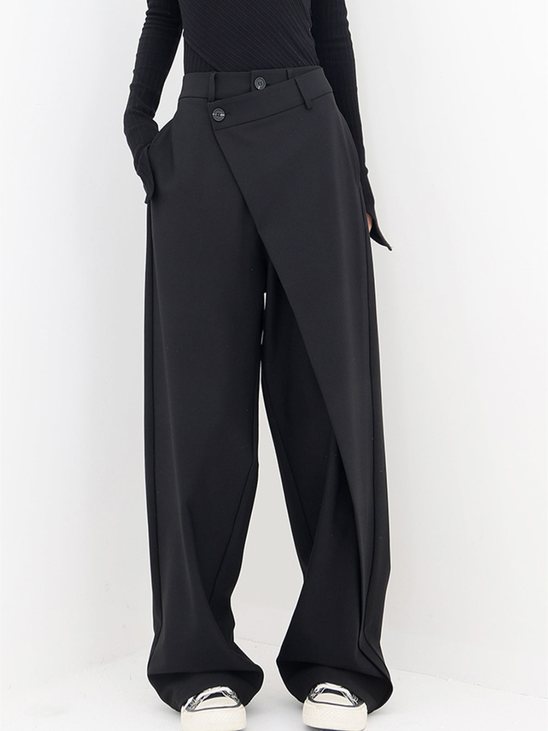 Drune | Asymmetrische Baggy-Hose