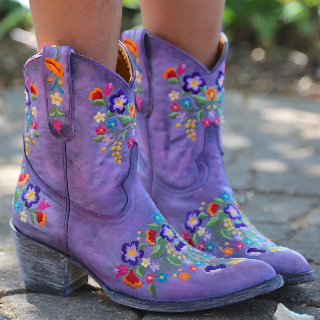Drune | Wetterfeste Weinlese Cowgirl Stiefel
